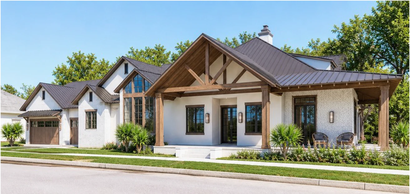 Evie Front Elevation Grove at Harvest District